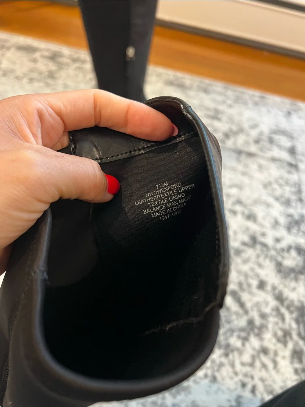 Nine West Black Over-the-Knee Leather Riding Boots